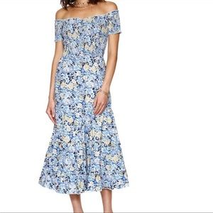 Heartlook dress size small blue floral